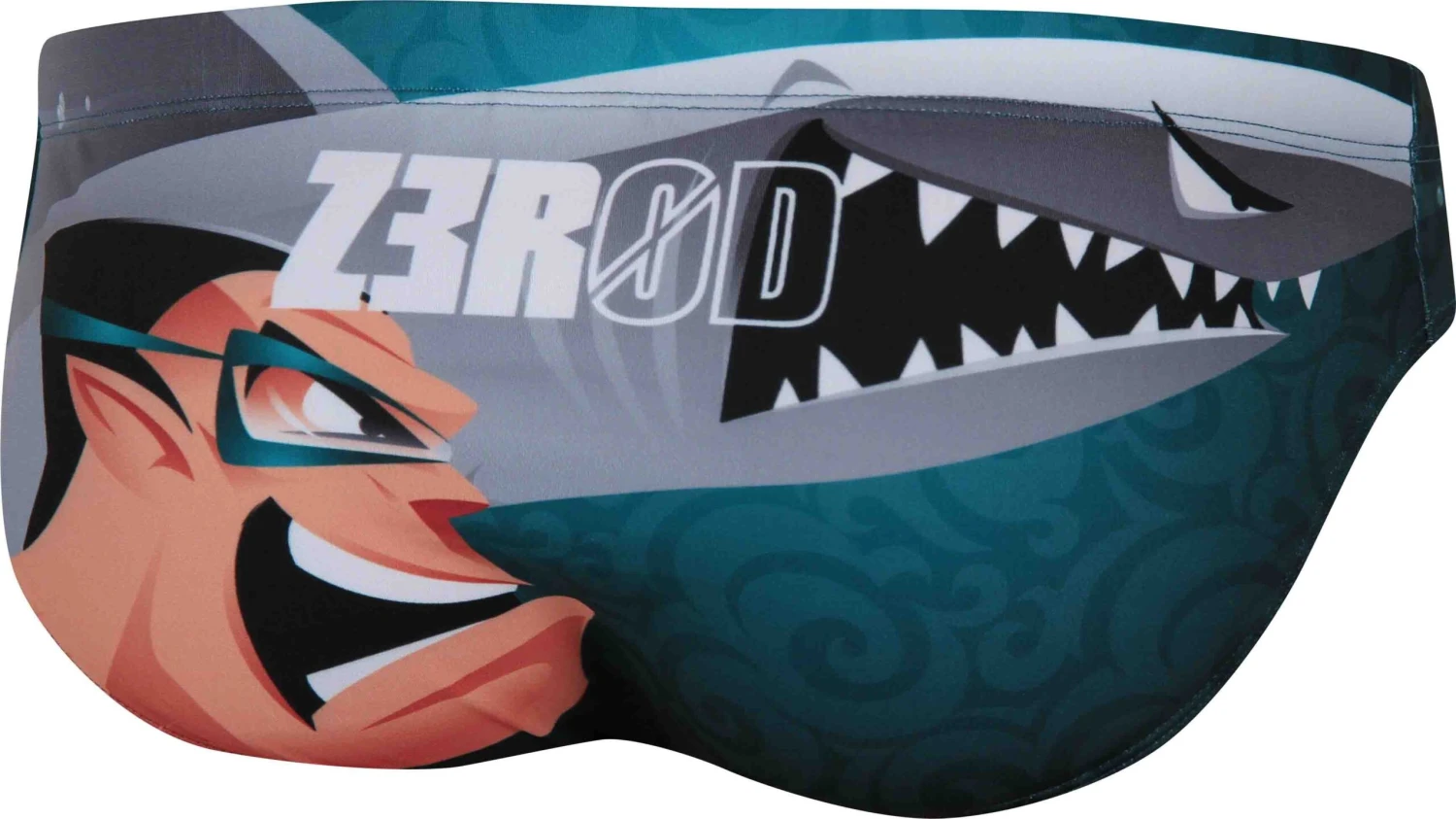 Maillot De Bain Homme Zerod Brief Ravenman Shark Vert 4 Maillot De Bain Homme Zerod Brief Ravenman Shark Vert – Image 2