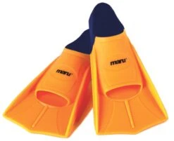 Palmes De Natation Maru Neon Orange / Navy
